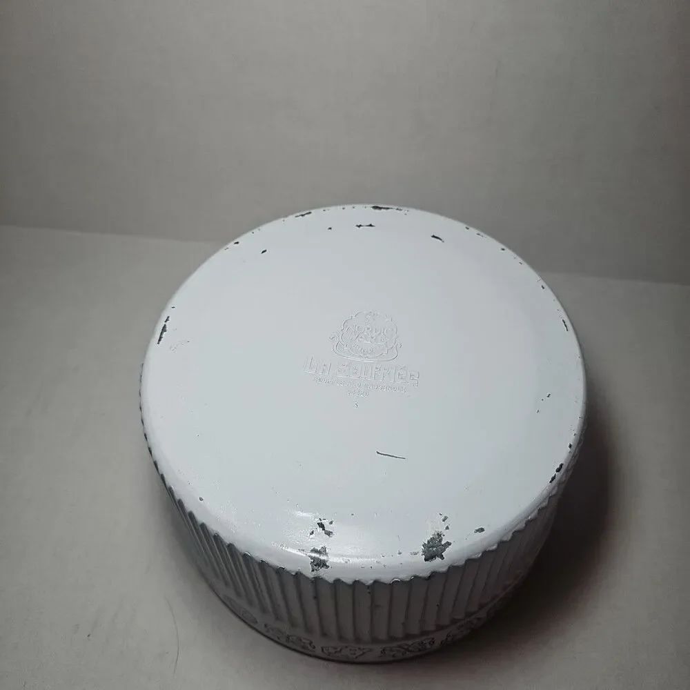Vintage Nordic Ware Harvest White Soufflee Bowl